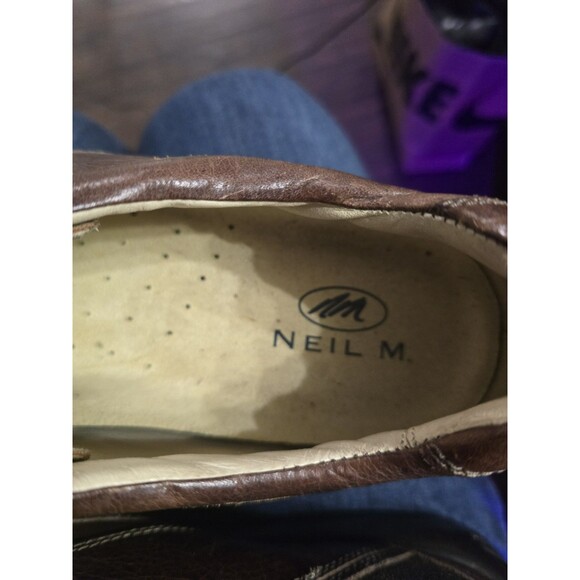 Neil M M-Tech Men’s 10D Brown Leather Comfort Sneakers Casual Oxfords Brazil main image 13
